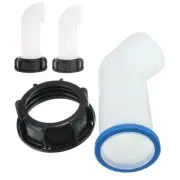 1000L IBC Water Tank 2 Extension Drain Spout Hose Nozzle Tap Cap Valve Fittings