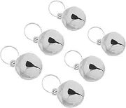 PartyKindom 6Pcs Cute Pet Collar Bells Durable and Safe Bells for Easy Installation Dogs and Cats Charming Pendant Charms for Pet Collars for Training and Decoration