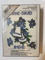 Caron Latch Hook Rug Wall Hanging Kit Wedding/Anniversary/Remembrance 20' x 70'