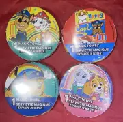 Magic Towel Paw Patrol Set Of 4 100 Cotton 11 X 11 ￼ Stocking, Stuffer