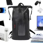 [Generic] Dry Bag Backpack - Dry Bag, Portable 30L Large Capacity Storage | Travel Swimming Boating Camping Beach, Camping Beach Swimming Women Men Travel Kayaking Activities For Women And Men