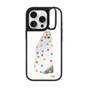 iPhone 16 Pro Mirror Ring Stand Case MagSafe Compatible Holiday Spirit Tree