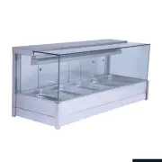 Bonvue Countertop Hot Bain Marie Display Square Heated Food Unit 10x 1/2 GN Pans