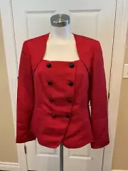 Antonio Melani "Tabitha" Ruby Red Jacket, Size 12, NWT! $248