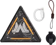 Walking Light for Night - Magnetic Portable Triangle Bike Headlight - Sports and Entertainment Accessory for Travel Hiking Work Indoor Survival Camping Home