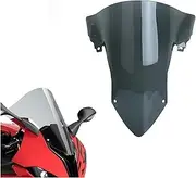 jiningxunjun Heighten Windshield Compatible with BMW S1000RR Windscreen 2019-2022 Motorcycle S 1000RR 2020 2021 Wind Deflector Enlarge Wind Spoiler Cover(Grey)