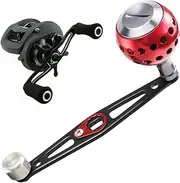 Fishing Reel Replacement Parts,Aluminum Alloy Rocker Arm - Reel Replacement Grip Parts, Baitcasting Power Handle, Fishing Reel Handle Replacement Knob, Ergonomic Design