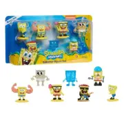 SpongeBob SquarePants Collectible Figure Set 7 PC Set Nickelodeon Sponge Bob