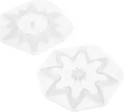 SHINEOFI 5sets 2pcs Snowflake Silicone Mold for DIY Crafts Safe Handicraft Making Mold for Home Decor for Christmas Ornaments Easy Demoulding for Epoxy Projects 2pcs*5