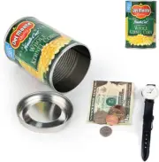 Fake Whole Kernel Corn Can Safes Diversion Secret Stash Safes