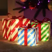 Lit Up Giftbox - Stripes