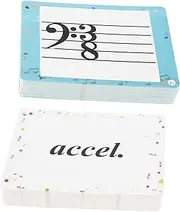 ibasenice 80pcs Music Note Flashcards Double Sided Music Lesson Cards for Piano Violin and More Portable Rhythm Study Aid for Home and School Use Expertly Crafted for Recognition