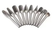 6mm Shank TCT Carbide Tipped Rotary Point Burr File Die Grinder Drill Bit