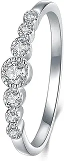 [Generic] Minimalist Zircon Women's Ring Wedding Eternity Ring