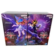 BANPRESTO Senkou Zekkei Yu-Gi-Oh!Yami Yugi & Black Magician Girl Figure set New