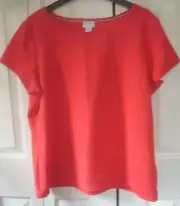 Ladies Plus Tango Red Top Size 2X Jaclyn Smith NWT