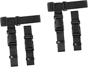 minkissy 2 Sets Adjustable Luggage Connector Straps Travel Luggage Straps for Suitcases Lightweight Durable Binding Belts for Easy Storage Secure Connection Between