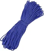 uxcell 2 mm 197FT Reflective Guyline Camping Paracord [1PCS] - Guy Lines Ultralight Thin Cord Rope 3 Strands Paracord Use for Camping Tents & Tarps & Hiking - [Sapphire Blue]