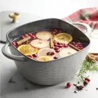 Tramontina Prisma 7 Qt Enameled Cast Iron Covered Square Dutch Oven Matte Gray