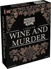 University Games 33202 Murder Mystery Party Games- A Taste for Wine and Murder