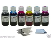 6x100ml Refill ink for Canon CLI-8 PIXMA iP6600D iP6700D Pro9000 Pro9000 Mark II