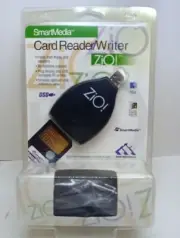 CompactFlash Zio! Card Reader/Writer - w/ USB Ext Cable/Install Disc - Brand New