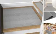 Stair Treads Matching-Mat for Wooden Steps, Non Slip Stair 31" x 31" 1 Grey