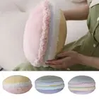 Throw Pillow Cushion Round Decoration Stretchy Seat Cushion Plush Pillow Cute