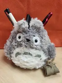 在飛比找Yahoo!奇摩拍賣優惠-龍貓Totoro  多多龍宮奇俊鉛筆筒 筆筒 立體絨毛