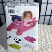 Butterick 4224 UNCUT Animal Pillow Pals Sewing Pattern Factory folded