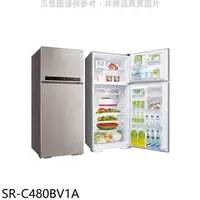 在飛比找蝦皮商城優惠-三洋【SR-C480BV1A】480公升雙門變頻冰箱