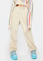 [ABRAND JEANS] Sand Cord Slouch Jeans