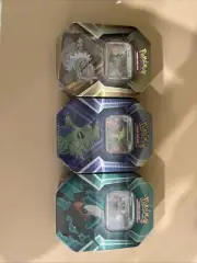 3 x Triple Whammy Tins SEALED (Complete Set) Pokemon TCG Darkrai Tyranitar