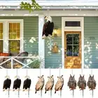 Owl to Keep Birds Away Waterproof Owl Scarecrows Decorative Owl Bird hapSE