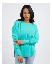 [Foxwood] Simplified Crew Jumper in Teal