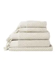 [Aura Home] Milos Bath Towel Set in Sand