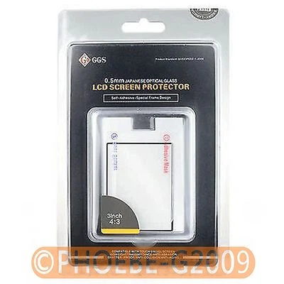 GGS IV 0.5mm Self-Adhes​ive Optical Glass Screen Protector for 3" 3 inch 4:3