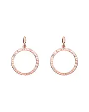 Genevive 18K Rose Gold Vermeil Earrings