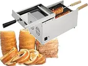 Commercial Electric Chimney Cake Oven, Electric Chimney Cake Oven, Bread Roll Grill, Stainless Steel Ice Cream Cone Machine