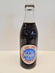 KROGER SUPERMARKET Coca Cola anniversary Bottle - Unopened - 1983
