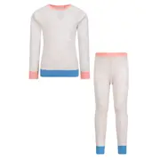 Mountain Warehouse Childrens/Kids Colour Block Merino Wool Base Layer Set
