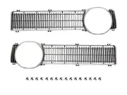 Ford XY Grille Insert Pair Left + Right All Models EXCEPT GT grill (for: Ford)