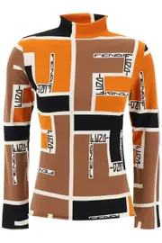 FENDI lightweight long-sleeved knit top for