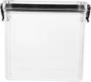 Pet Food Storage Container Airtight Snack Food Bin Multi Purpose Transparent Sealed Canister for Dog Cat Food Grains and Snacks Moisture and Durable Design