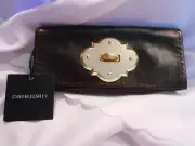 CYNTHIA ROWLEY-HELENA CHOCOLATE CLUTCH BAG FOR WOMAN