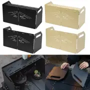 Cleverly Designed Foldable Wind Blocker to Elevate Your Outdoor Cooking