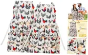 2 Pcs Egg Apron Collecting Apron for Fresh Egg Gathering Apron 18 Pockets