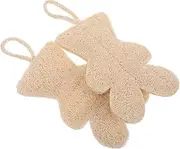 2pcs Exfoliating Body Loofah Brush Shower Sponge Scrubbers Natural Skin Exfoliator for Daily Bath Routine
