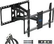 TV Wall Mount Bracket for 37-85 inch TVs, Full Motion TV Wall Mount with Articulating Arms Swivel and Tilt TV Bracket, Max VESA 600x400mm, Holds up to 154lbs, Fits 16", 18", 24" Studs