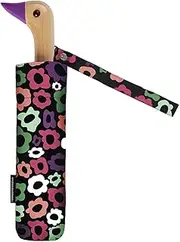 Original Duckhead Flower Maze Compact Duck Handle Eco Up-Cycled Umbrella, Multicoloured, Medium, umbrellas